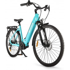  Accolmile Bicicleta Eléctrica 28” 700C, Ebike de Ciudad con 36V 250W Motor de Media Torsión M200, City Bicicleta de Paseo Pedelec, Adultos Unisex, Batería 15Ah 540Wh, Shimano 8 Velocidades 