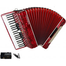  Acordeón Contiene 120 Bajo + 41 Teclados 