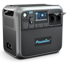  BLUETTI Generador Electrico Solar AC200P, 2000Wh LiFePO4 Batería Reserva, con 2 2000W CA Salidas (4800W Pico), Generador Solar para Cámping, El Hogar (Panel Solar Incluido) 