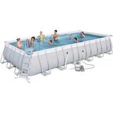 Bestway Best Way - Piscina Power Steel 732 x 366 x 132 cm + depuradora de Arena 