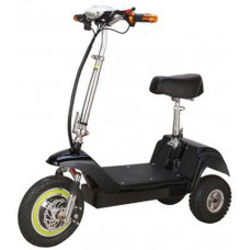 CHHD Bicicleta eléctrica Plegable - Bicicleta eléctrica de 3 Ruedas Delantera de 12 Pulgadas, Trasera de 10 Pulgadas Batería de Litio de 10 A Mini portátil Plegable rápido   