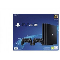CONSOLA SONY PLAYSTATION PS4 PRO JET BLACK , 1 TB + 2 CONTROLES DUALSHOCK CONSOLA SONY PLAYSTATION PS4 PRO JET BLACK , 1 TB + 2 CONTROLES DUALSHOCK