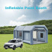 Carpa de Cabina de Pintura Inflable de 32.8x16.4x11.5FT con sopladores de Alta Potencia mejorados 750W + 350W, Carpa de Cabina de Pintura Inflable Profesional con Sistema de Filtro Carpa de Cabina de Pintura Inflable de 32.8x16.4x11.5FT con sopladores de Alta Potencia mejorados 750W + 350W, Carpa de Cabina de Pintura Inflable Profesional con Sistema de Filtro