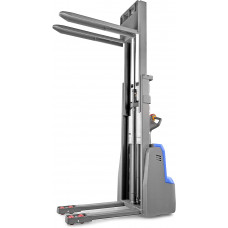 Carretilla elevadora eléctrica de 3,3 m 3300 mm Altura de elevación - 1 t 1000 kg Capacidad de elevación de las europaletas Carretilla elevadora eléctrica de 3,3 m 3300 mm Altura de elevación - 1 t 1000 kg Capacidad de elevación de las europaletas