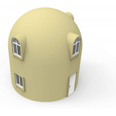 Casa ecológica prefabricada básica de doble planta para exteriores, hostal, restaurante, hotel de estrella, 6 x 6 x 6,5 m Casa ecológica prefabricada básica de doble planta para exteriores, hostal, restaurante, hotel de estrella, 6 x 6 x 6,5 m