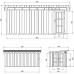 Caseta de jardín 8.52 + 2.95m²-L530xW279cm-con Suelo Caseta de jardín 8.52 + 2.95m²-L530xW279cm-con Suelo