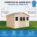 Cobertizo de Madera para jardín - A246x400x200cm 8m2 