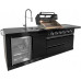 Cocina para exteriores 119 x 60 x 262 cm 