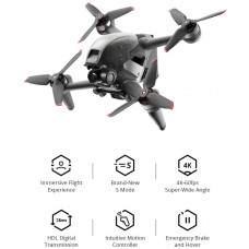 DJI FPV Combo - Drone, Quadcopter, OcuSync 3.0 HD Transmisión, 4K Vídeo, Experiencia de Vuelo Inmersiva, Súper Gran Angular de 150°, Freno de Emergencia y Vuelo Estacionario DJI FPV Combo - Drone, Quadcopter, OcuSync 3.0 HD Transmisión, 4K Vídeo, Experiencia de Vuelo Inmersiva, Súper Gran Angular de 150°, Freno de Emergencia y Vuelo Estacionario