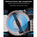 FDGSD Cortacésped eléctrico inalámbrico, Ancho de Corte de 40 cm, Altura de Corte Ajustable, con batería y Cargador, Manillar Plegable, Control fácil, Caja de césped de 40 litros, batería de Litio