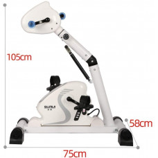 FGVDJ Bicicleta estática reclinada con Resistencia, máquina de rehabilitación eléctrica, Bicicleta de Pedales para Interiores, Equipo de Fitness para Personas Mayores 