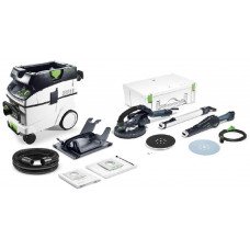  Festool LHS 225-SW/CTM36-Lijadora de Cuello Largo 575456, Negro y Verde, Size 
