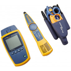  Fluke networks microscanner2 termination test kit: microscanner2 + kit is60 pro-tool + sonda intellitone 200 + latiguillos rj11/rj 45 + accesorio de correa magnética + maletín de transporte. 