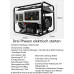 Generador para pequeño y portátil de gasolina industrial, potencia trifásica al aire libre, corriente de emergencia 10 kW  