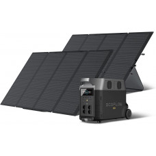 Generador solar DELTA Pro 3.6KWh 3600W con 2 x panel solar de 400W Generador solar DELTA Pro 3.6KWh 3600W con 2 x panel solar de 400W