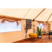 Glamping Tent 40 metros cuadrados con suelo de madera y marco de metal. No necesita base Glamping Tent 40 metros cuadrados con suelo de madera y marco de metal. No necesita base