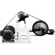 HYLH 50mmx2082mm Lijadora de Banda 3 en 1 Lijadora de Banco Multifuncional 1500W 2HP 2800RPM con Velocidad Constante/Velocidad Variable Sanders (Velocidad Variable)