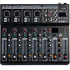 KKYKP Efecto digital Interfaz de mezclador de audio Audio Fk6 Bluetooth KKYKP Efecto digital Interfaz de mezclador de audio Audio Fk6 Bluetooth