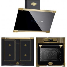 Kaiser Set Horno empotrado + campana extractora pared + placa de induccion Kaiser Set Horno empotrado + campana extractora pared + placa de induccion