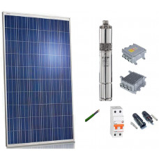 Kit solar Bombeo 900w / 1.2cv Caudal max. 2200 Litros/hora Altura 140 metros Kit solar Bombeo 900w / 1.2cv Caudal max. 2200 Litros/hora Altura 140 metros