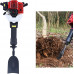 Máquina Perforadora de Roca con Pala para plantación de árboles de 52 CC y 2 Tiempos 