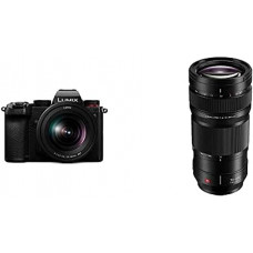 Panasonic LUMIX DC-S5KE-K - Cámara Evil de 24 MP + Teleobjetivo 70-200 mm Panasonic LUMIX DC-S5KE-K - Cámara Evil de 24 MP + Teleobjetivo 70-200 mm