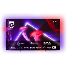 Philips 77OLED807 12 UHD OLED Android TV 77Pulgadas 4K, Smart TV con Ambilight Plus 