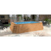Piscina Madera Panelada K2O 490x293x110 cm Depuradora de Arena de 3.028 L-H con Escalera 