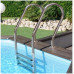 Piscina Oval SUNBAY 672 x 472 x 146 cm Con escalera 