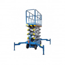 Plataforma de trabajo de tijera SJY 500 kg, 12 m Plataforma de trabajo de tijera SJY 500 kg, 12 m