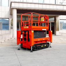 Plataforma elevadora de tijera eléctrica autopropulsada hidráulica Plataforma elevadora de tijera eléctrica autopropulsada hidráulica