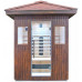Sauna de infrarrojos 153 x 110 cm con techo adecuado para instalación en exteriores cromoterapia Sauna de infrarrojos 153 x 110 cm con techo adecuado para instalación en exteriores cromoterapia