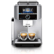 Siemens TI9578X1DE EQ.9 plus connect s700 - Cafetera automática personalizada, 2 recipientes para granos, molinillo extrasilencioso, 1500 W, acero inoxidable Siemens TI9578X1DE EQ.9 plus connect s700 - Cafetera automática personalizada, 2 recipientes para granos, molinillo extrasilencioso, 1500 W, acero inoxidable