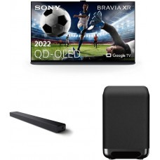 Sony - TV XR-65A95K + Barra de Sonido HT-A3000 + Altavoz SA-SW5 Sony - TV XR-65A95K + Barra de Sonido HT-A3000 + Altavoz SA-SW5