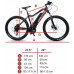 Urbanbiker Bicicleta Eléctrica Montaña Dakota 27,5  Motor 250W, Batería Litio Extraible 840 WH 
