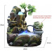 XQKQ Cascada de Escritorio, Fuente de Agua de Mesa Fuente de Mesa de Interior Cascadas de Roca simulada Cascadas y Pesca para Ancianos con humidificador atomizador Cuentas giratori XQKQ Cascada de Escritorio, Fuente de Agua de Mesa Fuente de Mesa de Interior Cascadas de Roca simulada Cascadas y Pesca para Ancianos con humidificador atomizador Cuentas giratori