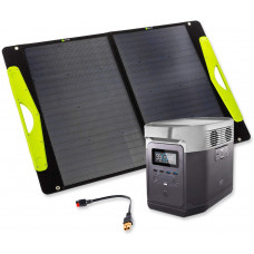 EcoFlow DELTA Powerstation Bundle - Estación de carga solar con batería solar (100 W) EcoFlow DELTA Powerstation Bundle - Estación de carga solar con batería solar (100 W)