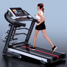 FHW Cinta De Correr EléCtrica, MáQuina para Caminar MultifuncióN, Plegable HidráUlico, Velocidad De Pendiente De Tres Velocidades Ajustable, Adecuada para Fitness Y Quema De Grasa,Negro FHW Cinta De Correr EléCtrica, MáQuina para Caminar MultifuncióN, Plegable HidráUlico, Velocidad De Pendiente De Tres Velocidades Ajustable, Adecuada para Fitness Y Quema De Grasa,Negro