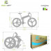 RICH BIT Bicicleta Eléctrica 250W Bicicleta Plegable de Montaña LG Li Batería 36V * 12.8 Ah Smart eBike 26 Pulgadas MTB RT-860 para Hombres/Adultos RICH BIT Bicicleta Eléctrica 250W Bicicleta Plegable de Montaña LG Li Batería 36V * 12.8 Ah Smart eBike 26 Pulgadas MTB RT-860 para Hombres/Adultos