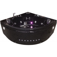  Bañera hidromasaje DOLPHIN Bañera de esquina Jacuzzi hidromasaje Nueva 150x150 Terapia luz de colores Jacuzzi para 2 