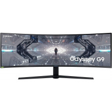Samsung LC49G93TSSUXEN Odyssey G9 - Monitor curvo de 49'' DQHD (5120 x 1440p, 1 ms, 240 Hz, GSync, FreeSync Premium Pro, LED, HDR1000, 32:9, 420 cd/m², 1000R, HDMI, PBP, PIP) Blanco Samsung LC49G93TSSUXEN Odyssey G9 - Monitor curvo de 49'' DQHD (5120 x 1440p, 1 ms, 240 Hz, GSync, FreeSync Premium Pro, LED, HDR1000, 32:9, 420 cd/m², 1000R, HDMI, PBP, PIP) Blanco